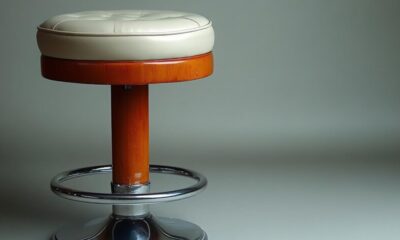 Leather Swivel Bar Stools