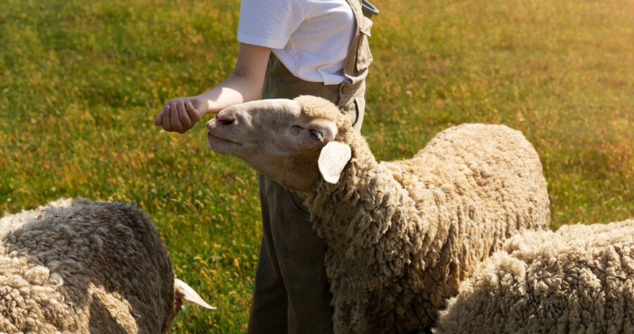 Suffolk Sheep Distinctive Markings